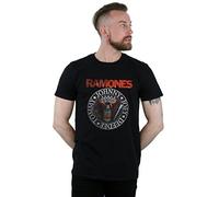 Absolute Cult Ramones Men's Vintage Seal T-Shirt Black Medium