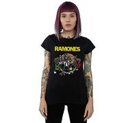 Absolute Cult Ramones Women's Road to Ruin T-Shirt Black Small