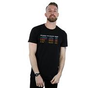 Absolute Cult Ready Player One Men's 8-Bit Scoreboard T-Shirt Black Medium