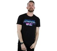 Absolute Cult Ready Player One Men's Gradient Logo T-Shirt Black Large