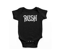 Absolute Cult Rush Distressed Logo Mono Babygrow Black 0-3 Months