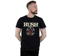 Absolute Cult Rush Men's American Tour 1977 T-Shirt Black X-Large