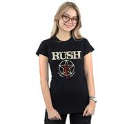 Absolute Cult Rush Women's American Tour 1977 T-Shirt Black Medium