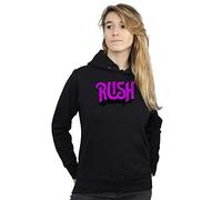Absolute Cult Rush Women's Distressed Logo Hoodie Black Large