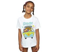 Absolute Cult Scooby Doo Girls Mystery Machine Group T-Shirt White 3-4 Years