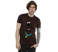 Absolute Cult Scooby Doo Men's Big Face T-Shirt Chocolate XX-Large