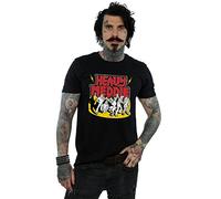 Absolute Cult Scooby Doo Men's Heavy Meddle T-Shirt Black Medium