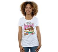 (L, White) Scooby Doo Womens/Ladies Life Is Sweet Cotton T-Shirt