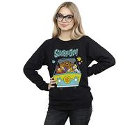 Absolute Cult Scooby Doo Women's Mystery Machine Group Sweatshirt Black Large