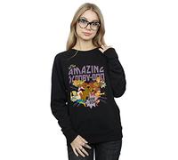 Absolute Cult Scooby Doo Women's The Amazing Scooby Sweatshirt Black XX-Large