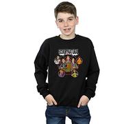 Absolute Cult Scoobynatural Boys Characters Star Sweatshirt Black 12-13 years