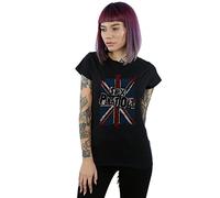 Absolute Cult Sex Pistols Women's Anarchy Flag T-Shirt Black Medium