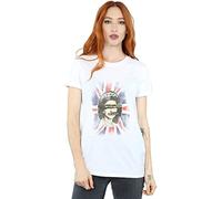 Absolute Cult Sex Pistols Women's God Save The Queen Boyfriend Fit T-Shirt White X-Large