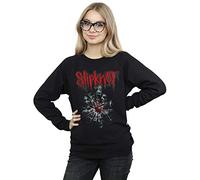 Absolute Cult Slipknot Women's Shattered Glass Sweatshirt Black Medium