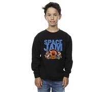 Absolute Cult Space Jam A New Legacy Boys Tune Squad Sweatshirt Black 9-11 Years