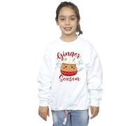 Absolute Cult Squishmallows Girls Ginger Season Sweatshirt White 7-8 Years