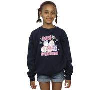Absolute Cult Squishmallows Girls Joy to The Squish Sweatshirt Navy Blue 12-13 Years