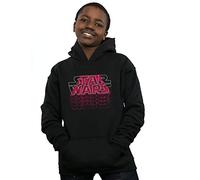 Absolute Cult Star Wars Boys Blended Logos Hoodie Black 9-11 Years