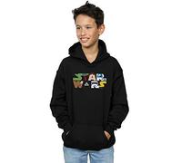 Absolute Cult Star Wars Boys Character Logo Hoodie Black 12-13 years