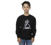 Absolute Cult Star Wars Boys Clone Wars Darth Vader Pose Sweatshirt Black 12-13 years