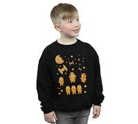Absolute Cult Star Wars Boys Gingerbread Empire Sweatshirt Black 7-8 Years