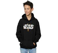 Absolute Cult Star Wars Boys Kiddie Logo Hoodie Black 7-8 Years