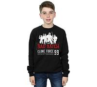Absolute Cult Star Wars Boys The Bad Batch Clone Force 99 Sweatshirt Black 5-6 Years