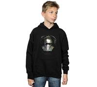 Absolute Cult Star Wars Boys The Mandalorian Dark Helmet Hoodie Black 9-11 Years