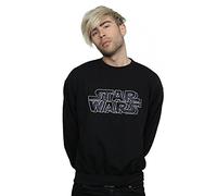 Absolute Cult Star Wars Men's Hyperspace Logo Sweatshirt Black Medium