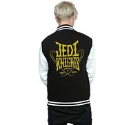 Absolute Cult Star Wars Men's Jedi Knights Varsity Jacket Black/White Medium