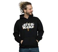 Absolute Cult Star Wars Men's Kiddie Logo Hoodie Black X-Large