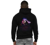 Absolute Cult Star Wars Men's Lightsaber Battle Zip Up Hoodie Black XX-Large