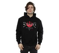 Absolute Cult Star Wars Men's Rogue One X-Wing Red Squadron Hoodie XXX-Large Black