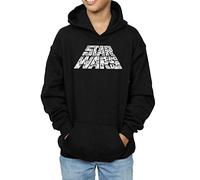 Absolute Cult Star Wars The Rise Of Skywalker Trooper Filled Logo Boys Hoodie Black 3-4 Years