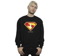 Absolute Cult Superman Men's Logo Take Me Home Sweatshirt Black XXXX-Large