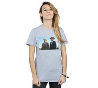 Absolute Cult Supernatural Women's Boys Boyfriend Fit T-Shirt Sport Grey X-Large