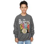Absolute Cult The Beatles Boys Sgt Pepper Sweatshirt Charcoal 12-13 years