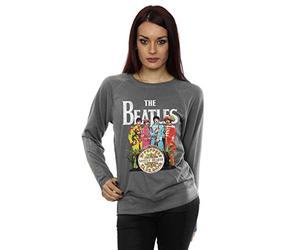 Absolute Cult The Beatles Women's SGT Pepper Sweatshirt Charcoal Medium
