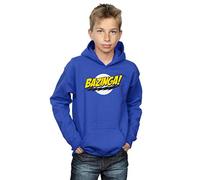 Absolute Cult The Big Bang Theory Boys Sheldon Bazinga Hoodie Royal Blue 12-13 years