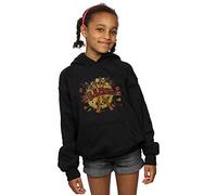 Absolute Cult The Big Bang Theory Girls Bazinga Explosion Hoodie Black 12-13 years