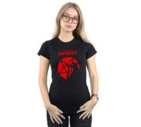 Absolute Cult The Chilling Adventures of Sabrina Women's Salem Pentagram T-Shirt Black X-Large