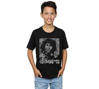Absolute Cult The Doors Boys Breathrough Portrait T-Shirt Black 7-8 Years