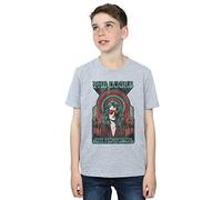 Absolute Cult The Doors Boys Retro Jim Morrison T-Shirt Sport Grey 12-13 Years