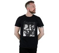 Absolute Cult The Doors Men's Four Squares T-Shirt Black XX-Large