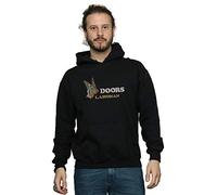 Absolute Cult The Doors Men's LA Woman Butterfly Hoodie Black X-Large