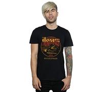 Absolute Cult The Doors Men's Live 68 Retro Circle T-Shirt