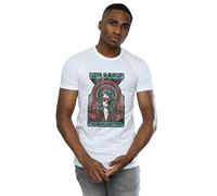 Absolute Cult The Doors Men's Retro Jim Morrison T-Shirt White XXXX-Large