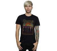 Absolute Cult The Doors Men's Silhouettes T-Shirt Black Large