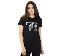 Absolute Cult The Doors Women's Jim Morrison Mugshot Boyfriend Fit T-Shirt Black X-Large