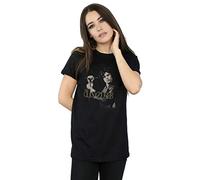 Absolute Cult The Doors Women's Jim Morrison Stage Boyfriend Fit T-Shirt Black X-Large